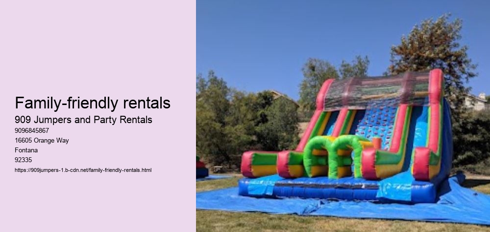 Family-friendly rentals