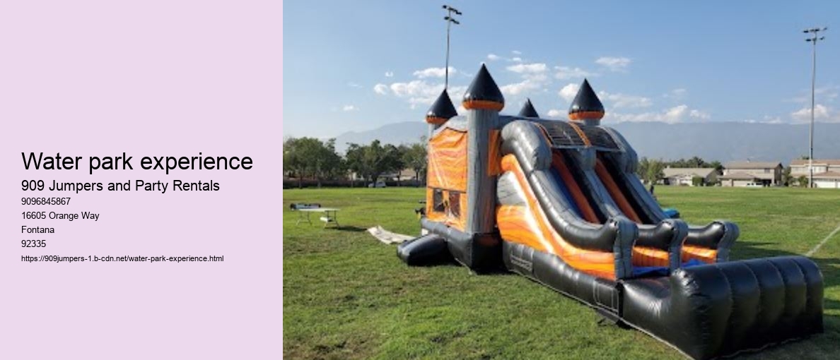 Water park experience